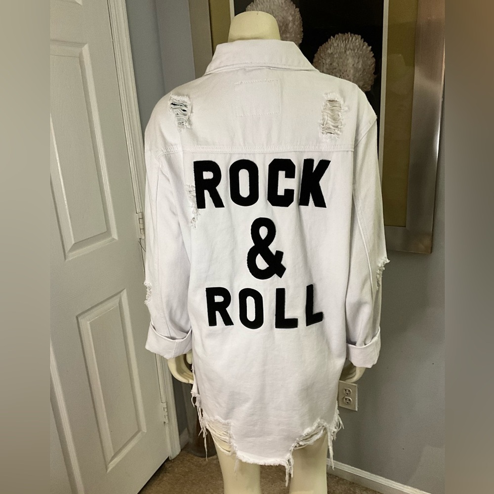 ELAN Rock & Roll Shacket Shirt